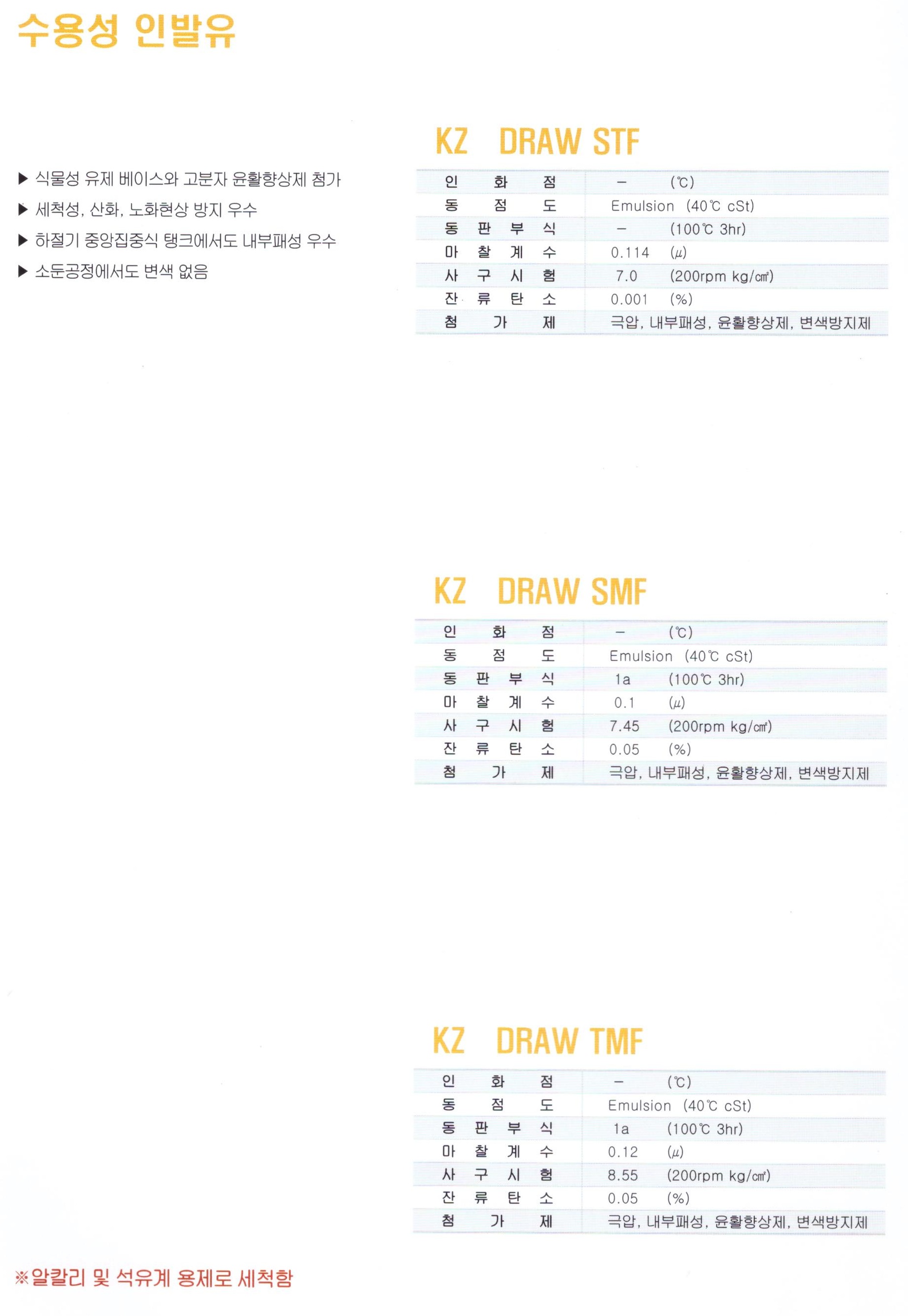 수용성 인발유 1